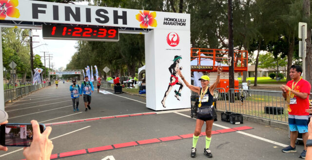 92-year-old Mathea is the oldest woman to run a marathon