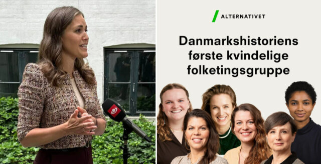 Social liberal “Alternativet” celebrates parliamentary group without men – slammed by the equality minister